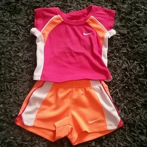 Baby girl nike set