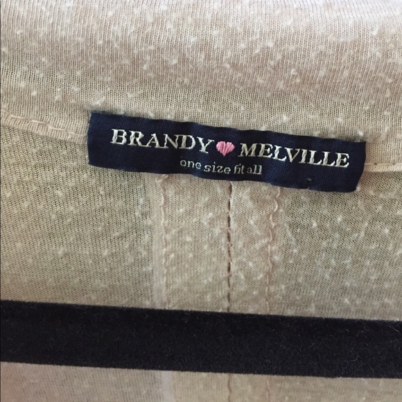 Blush brandy melville tie top - Picture 2 of 2