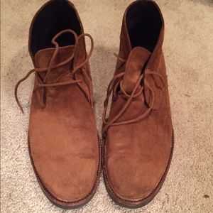 To Boot NYC suede chukkah boots