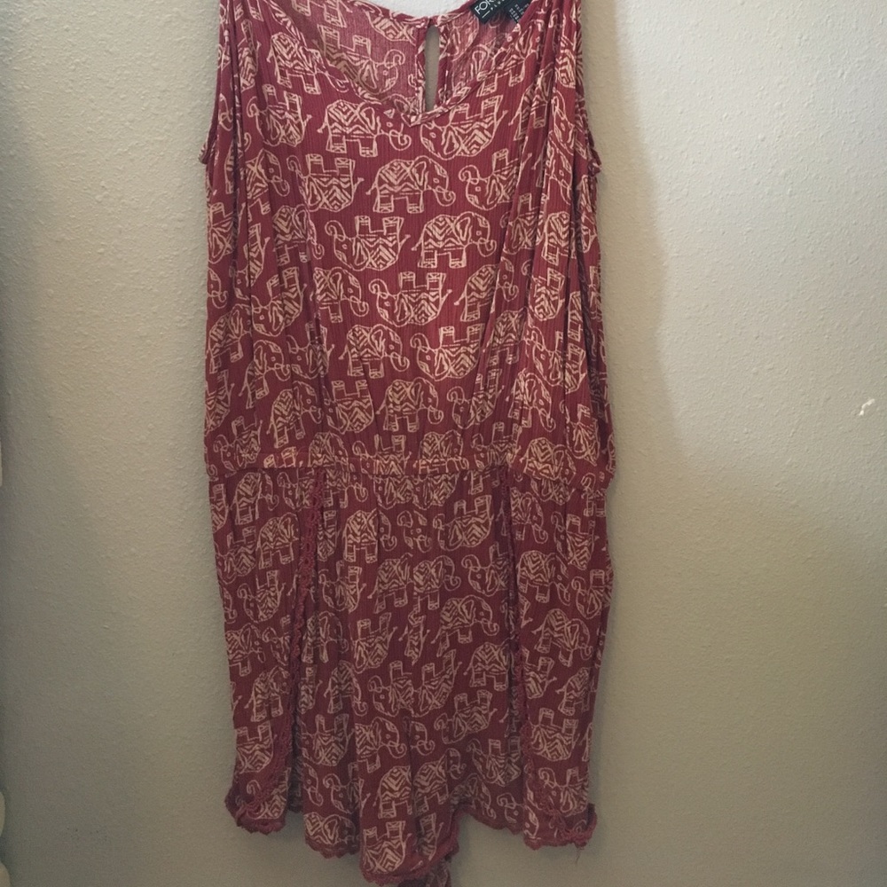 Forever 21+ Elephant Romper