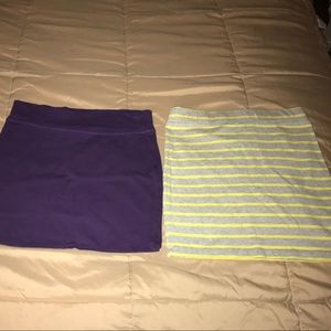 2! Forever 21 mini skirts