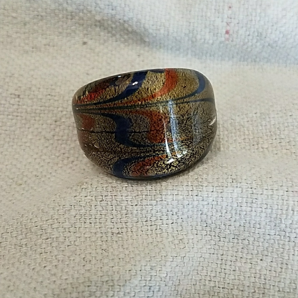 Metallic Glass Ring.