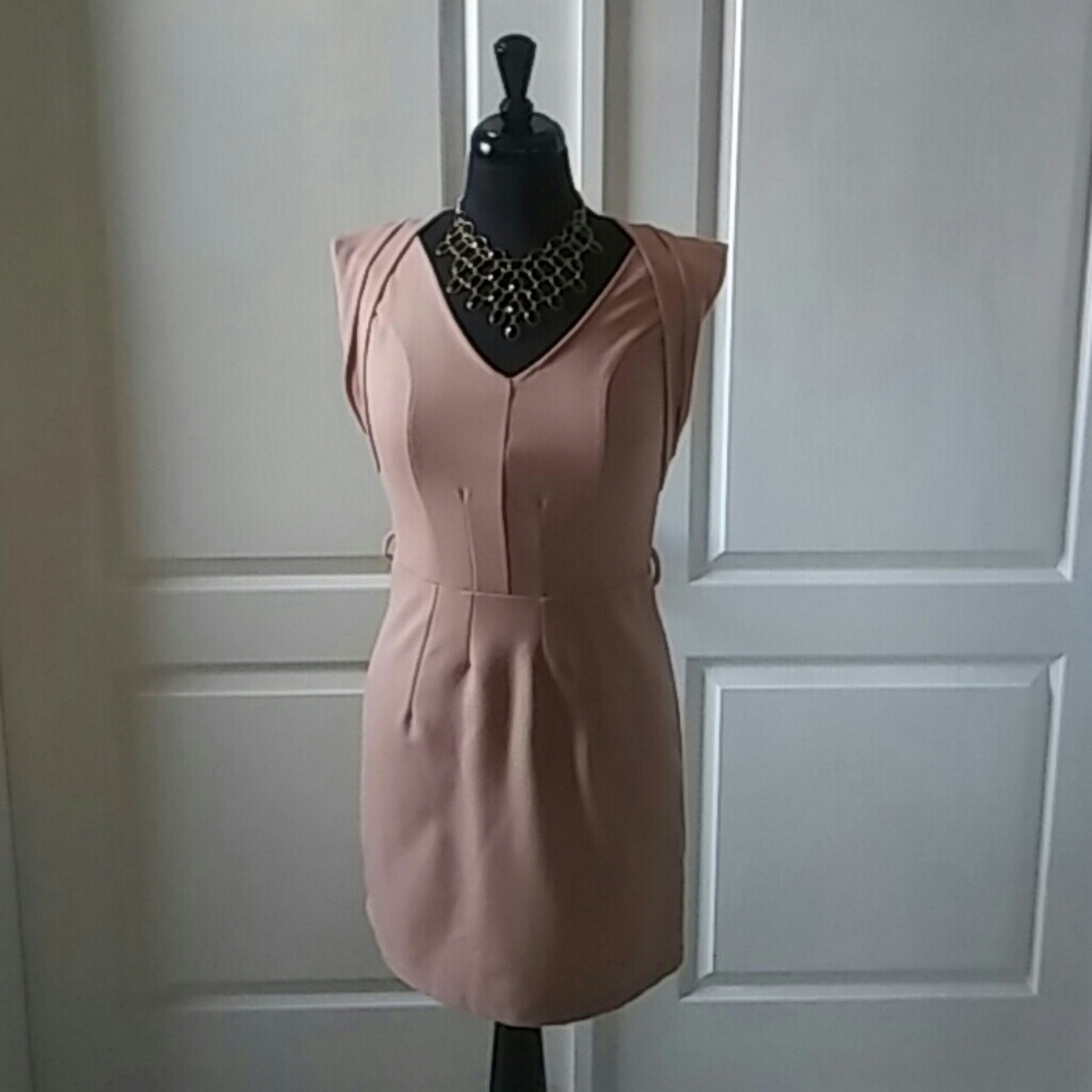 Peachy pink papaya dress