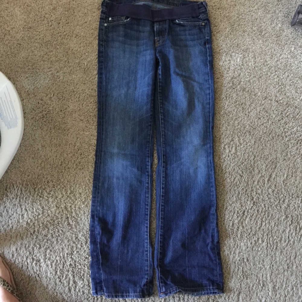 7 for all mankind maternity jeans size 29