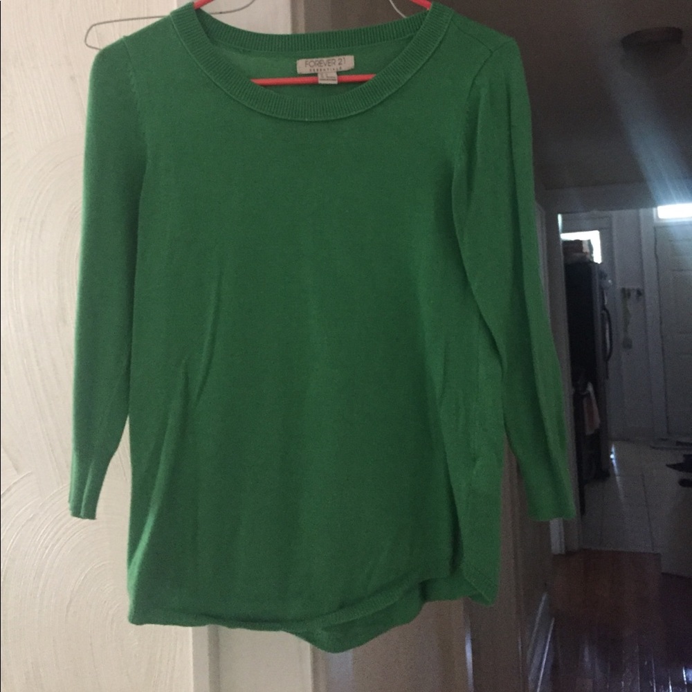 Green sweater