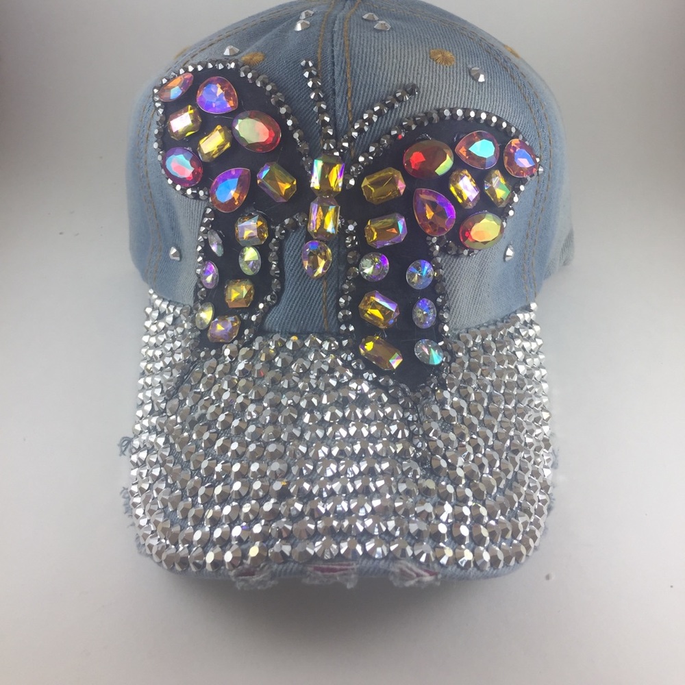 Butter fly baseball cap