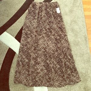Forever 21 - Patterned maxi skirt in Taupe