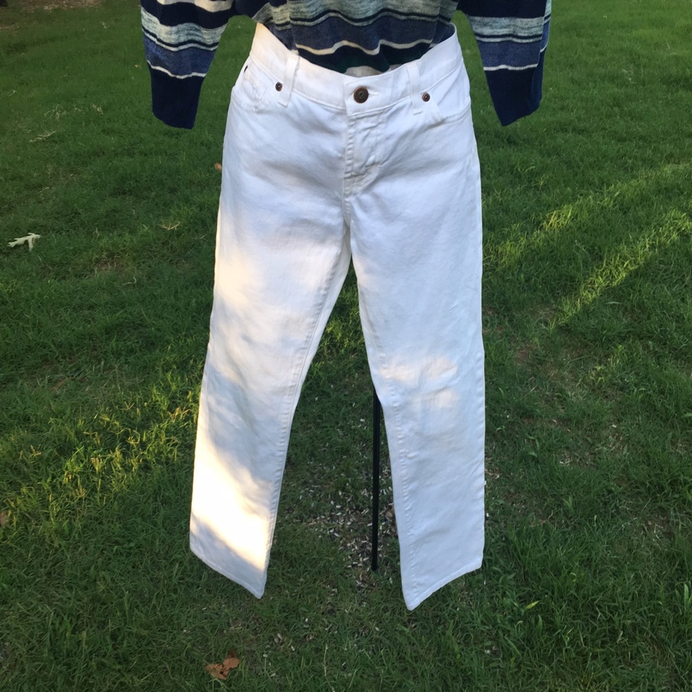 🎉David Kahn} white jeans style #5700.