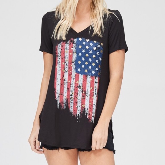 American Flag Shirt/4th of July - Picture 2 of 6