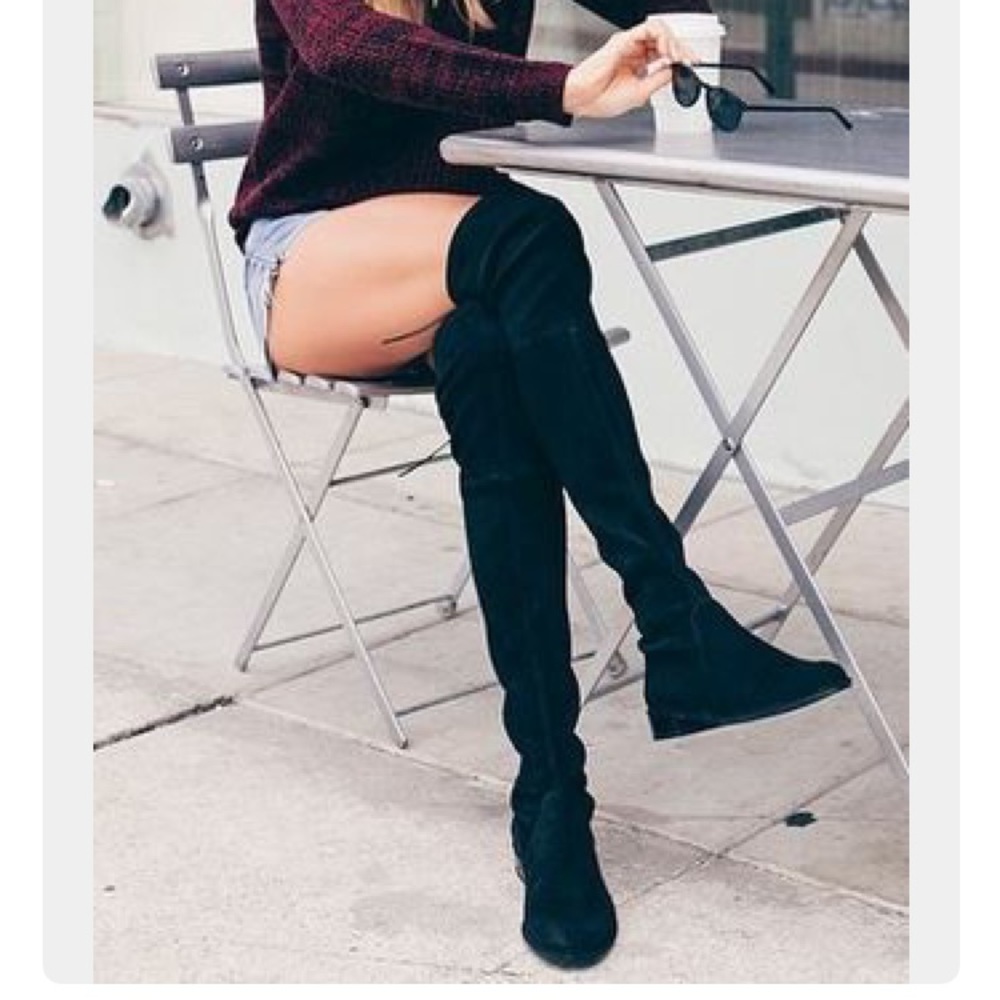 Vince Camuto Caddea Black Thigh high boot 7.5 NWT