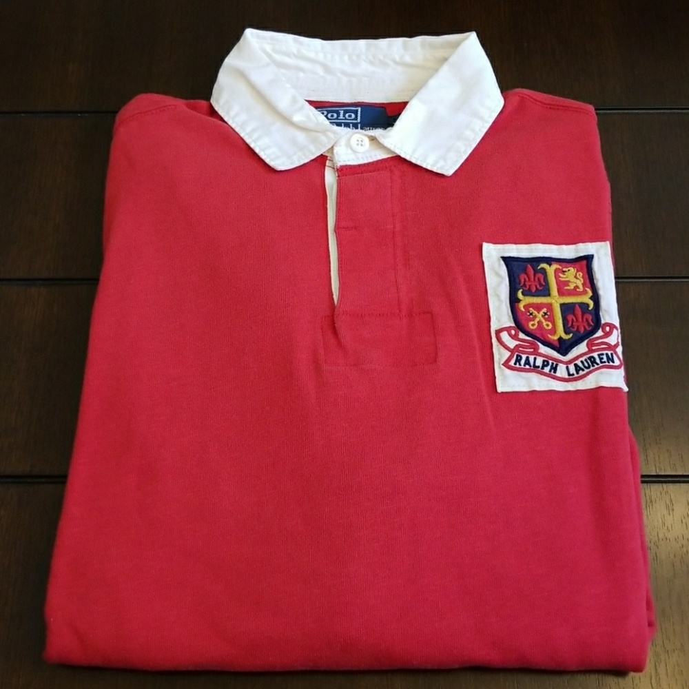 Polo Ralph Lauren custom fit rugby "3" on back, MD