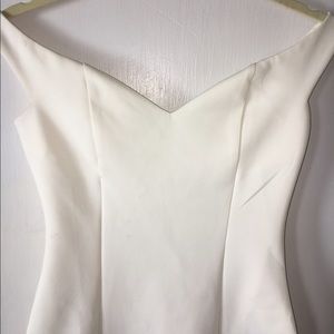 White Off The Shoulder Dress