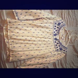Boho top lucky brand