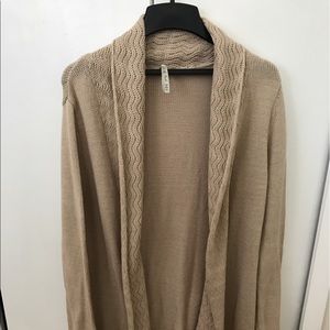 Tan cardigan