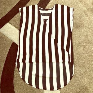 Forever 21 - Hi Lo striped blouse