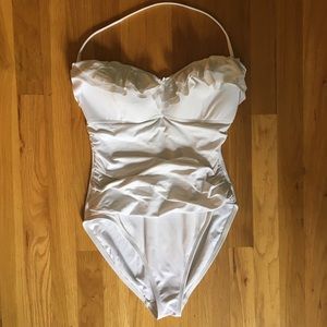 La Blanca White One Piece Swimsuit