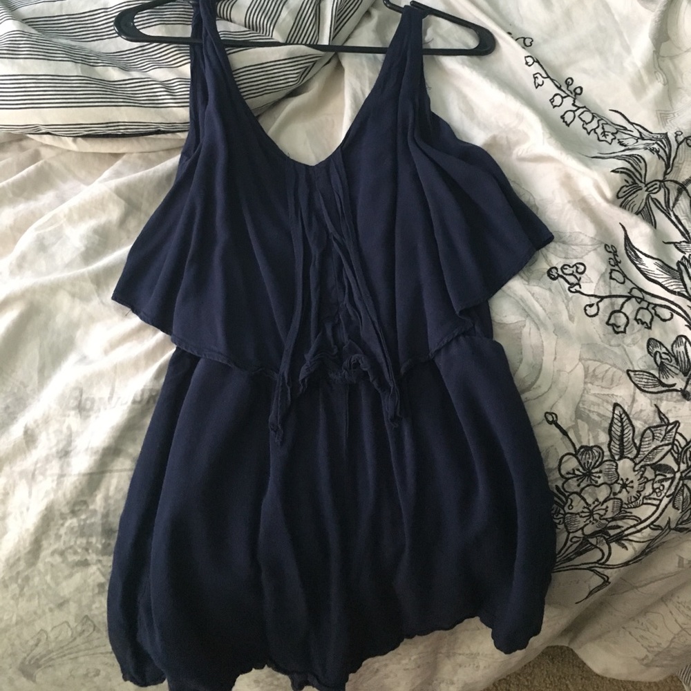 Navy blue romper!