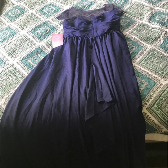 Navy blue bridesmaid dress - Picture 2 of 3