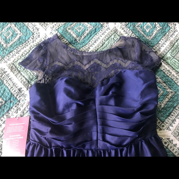 Navy blue bridesmaid dress - Picture 3 of 3