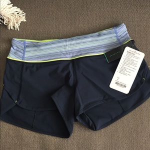New With Tag Inkwell Lululemon Speed Short!!