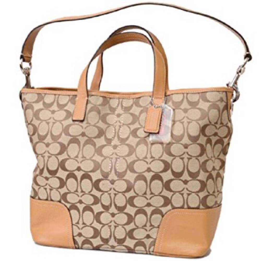 Coach Hadley signature duffel handbag