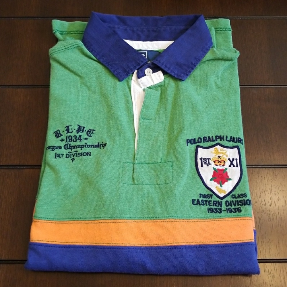 Polo Ralph Lauren custom fit rugby LS medium