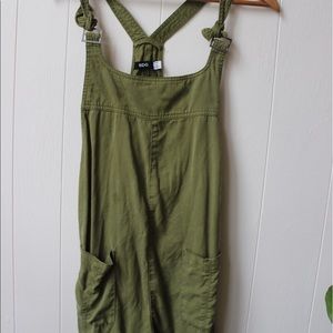 Urban Outfitters olive green overalls