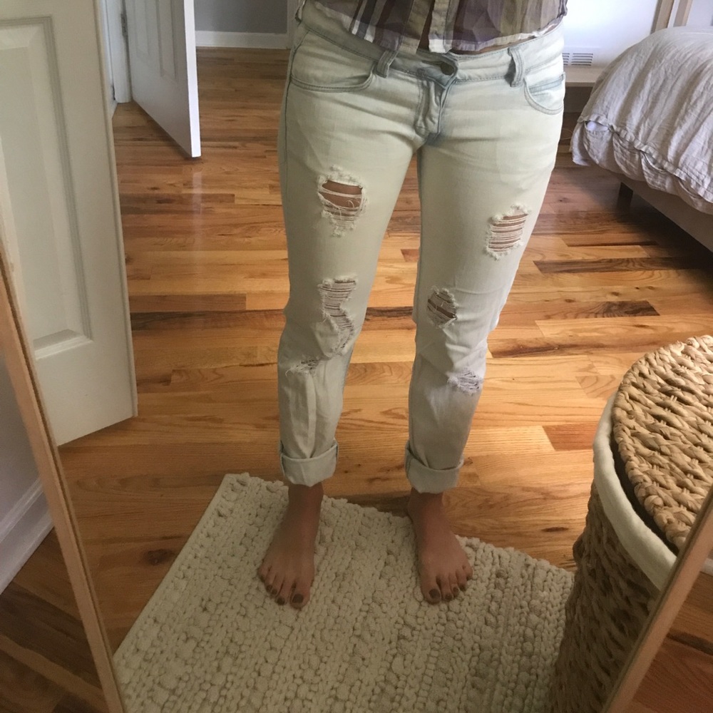 Light wash denim