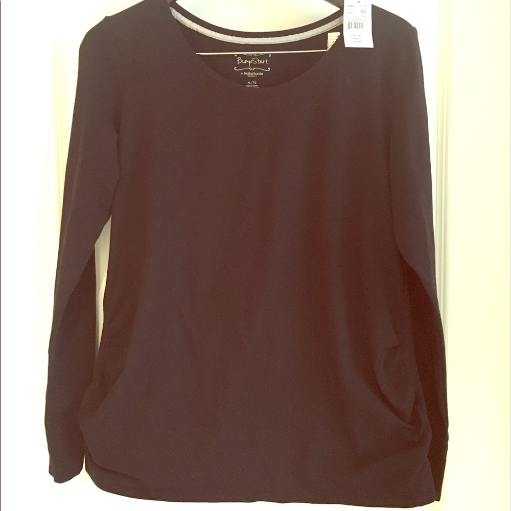 New with tags! Black Maternity shirt. Size XL