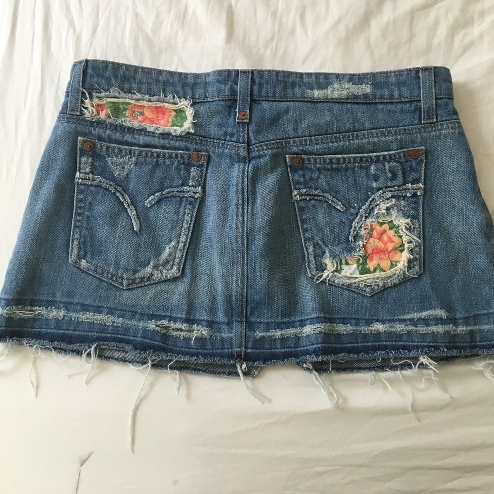 Joes jeans blue jean skirt