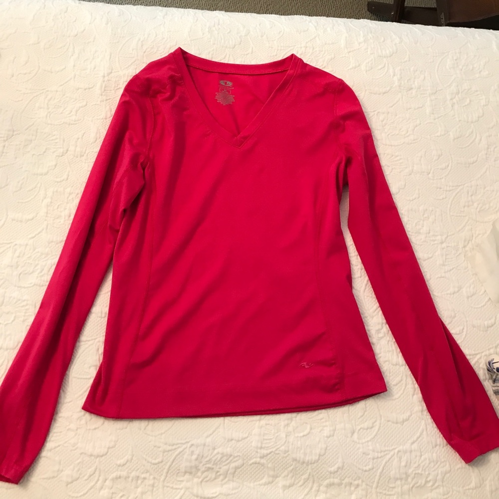 Medium Pink Long-sleeve Workout Shirt