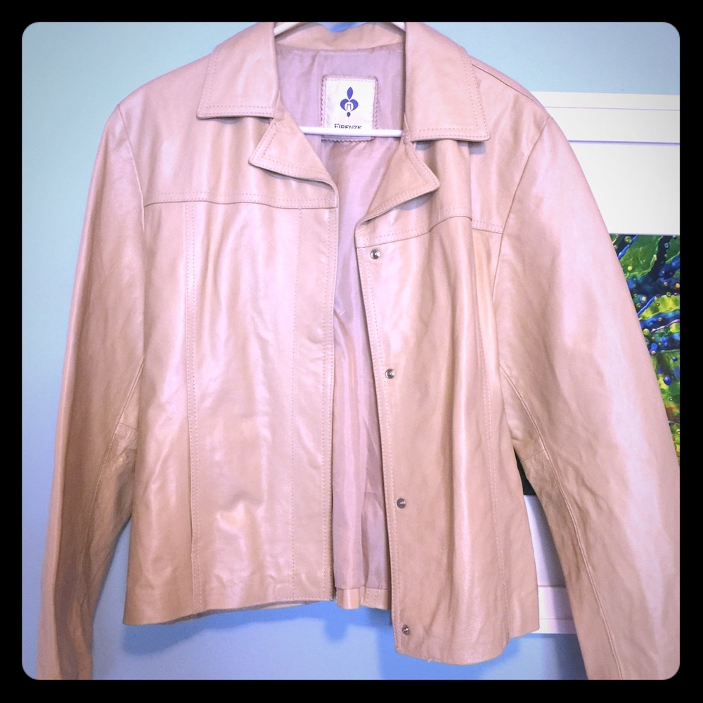 Italian leather jacket