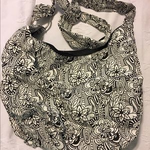 Black and Whit Hobo Bag