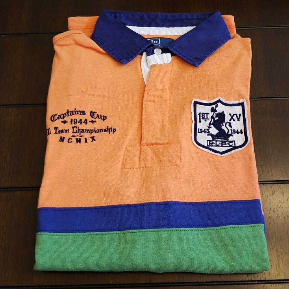 Polo Ralph Lauren custom fit rugby LS medium