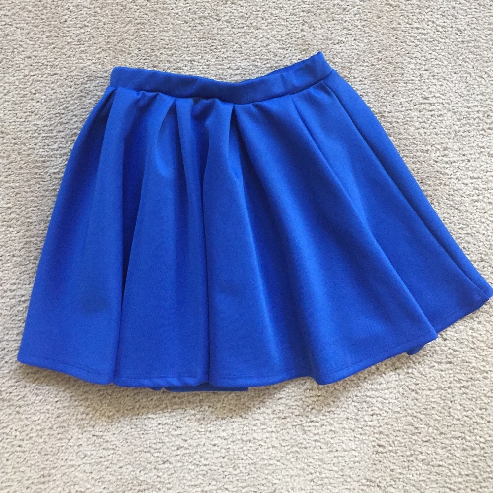 Pleated Skater Skirt
