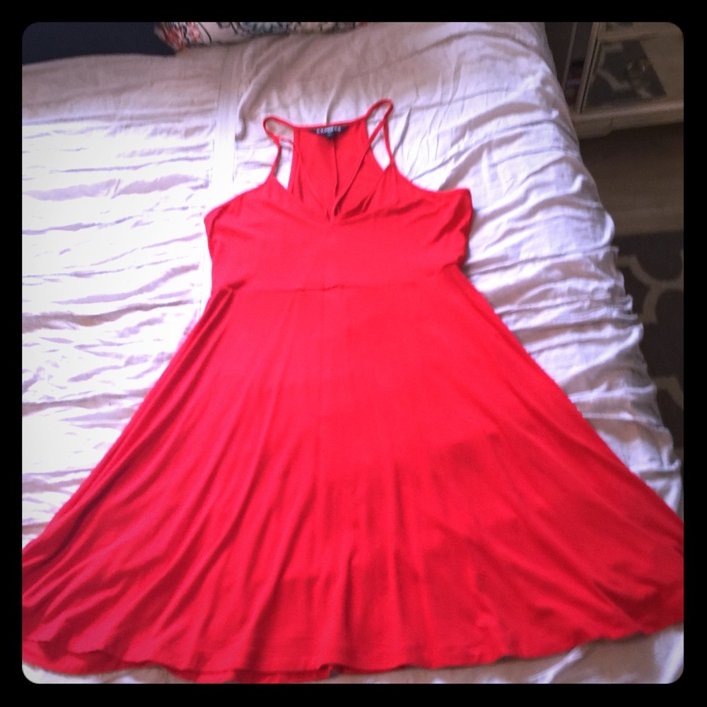 Red dress