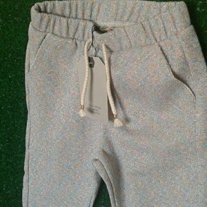 Brand new Zara girls glitter sweatpants