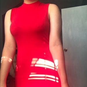 Red dress