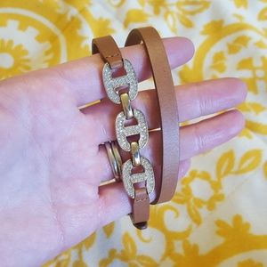 Michael Kors heritage wrap bracelet