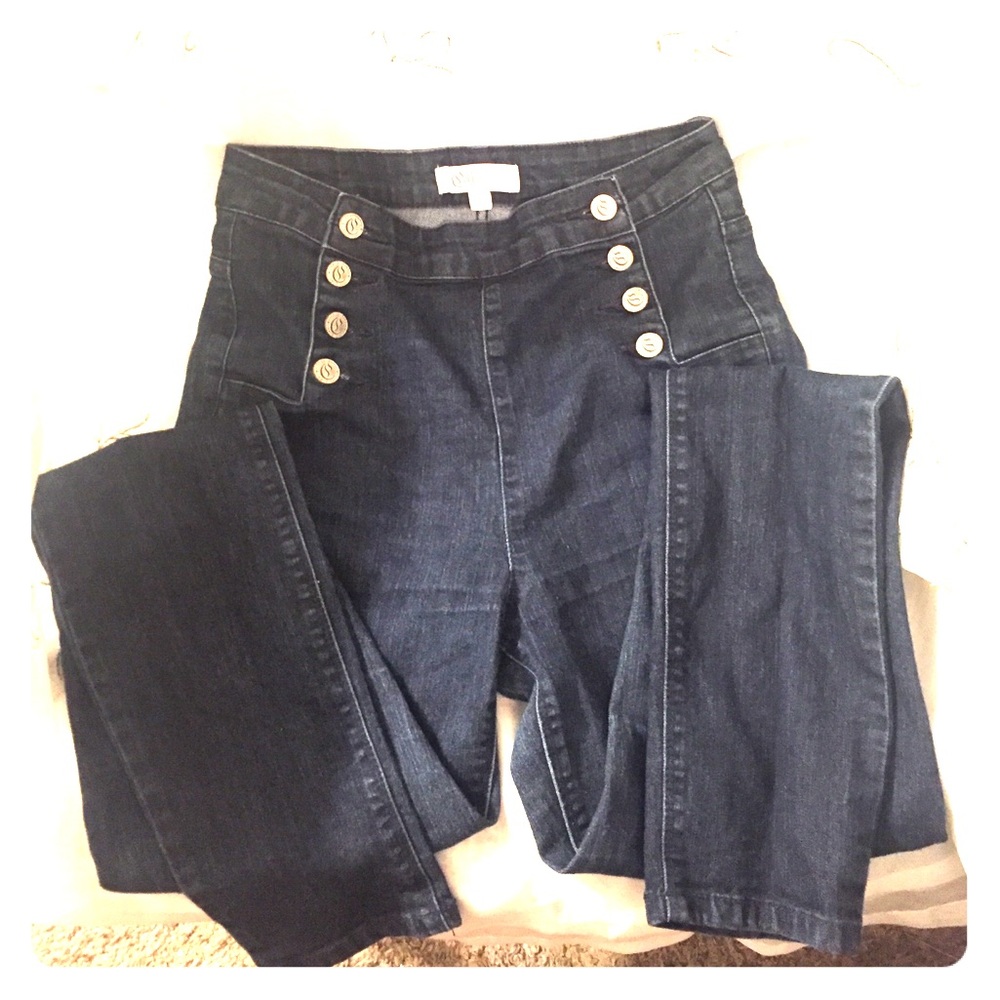 Navy Blue Jeans - Picture 1 of 4