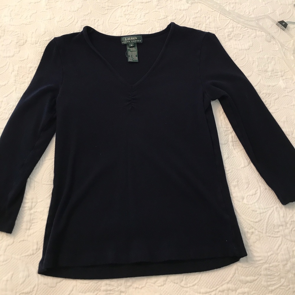 Ralph Lauren (Medium) Navy Blue Top