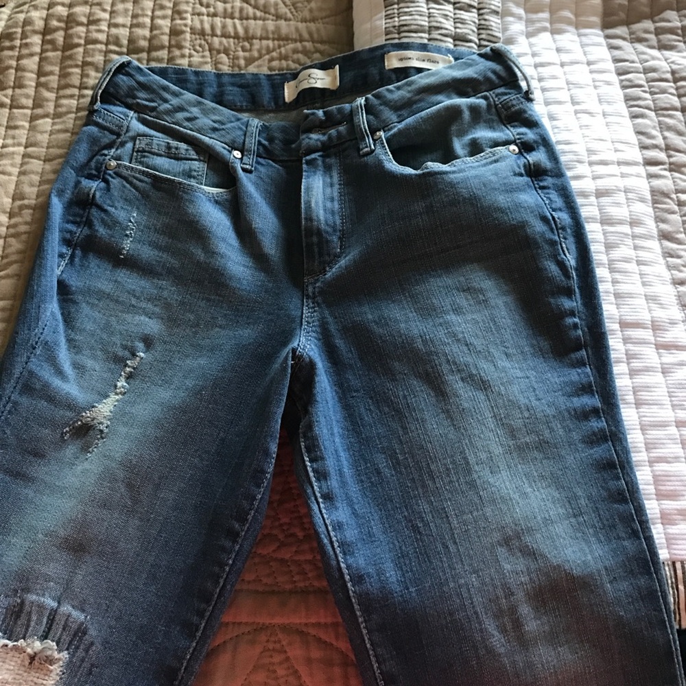 Jessica Simpson Uptown Slim Flare Jeans