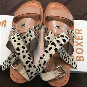 Bill boxer pony hair natural color worn once