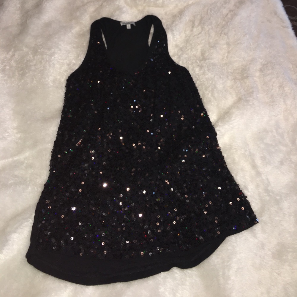 Charlotte Russe sequin tank top