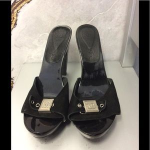 Black Chanel Sandals