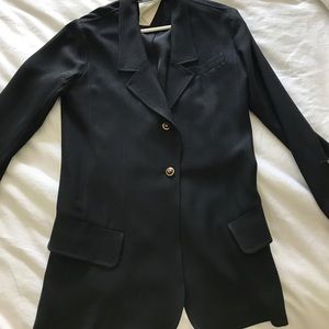 Vintage all black Chanel blazer