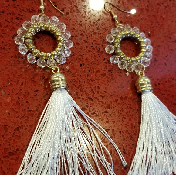 FABULOUS BEADS and TASSEL EARRINGS - Picture 3 of 4