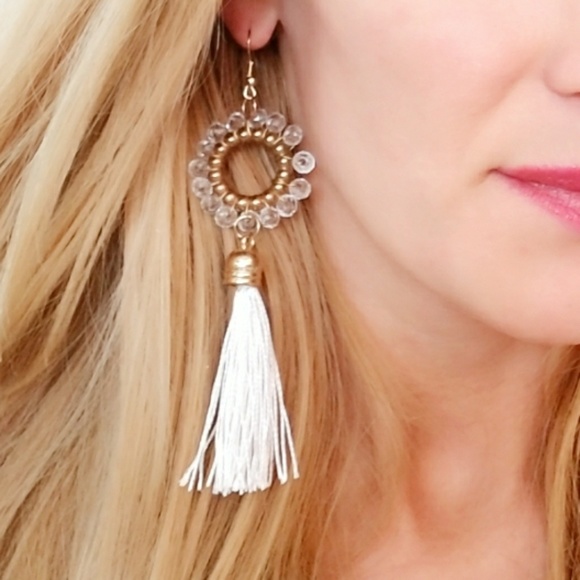 FABULOUS BEADS and TASSEL EARRINGS - Picture 4 of 4