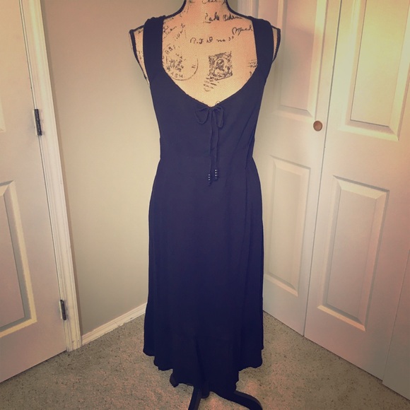 Ann Taylor Dresses & Skirts - Ann Taylor Black Cotton Tank Sun Dress