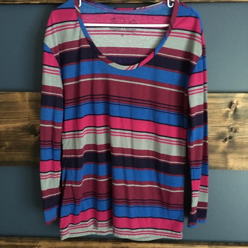 Striped Long Sleeved Top